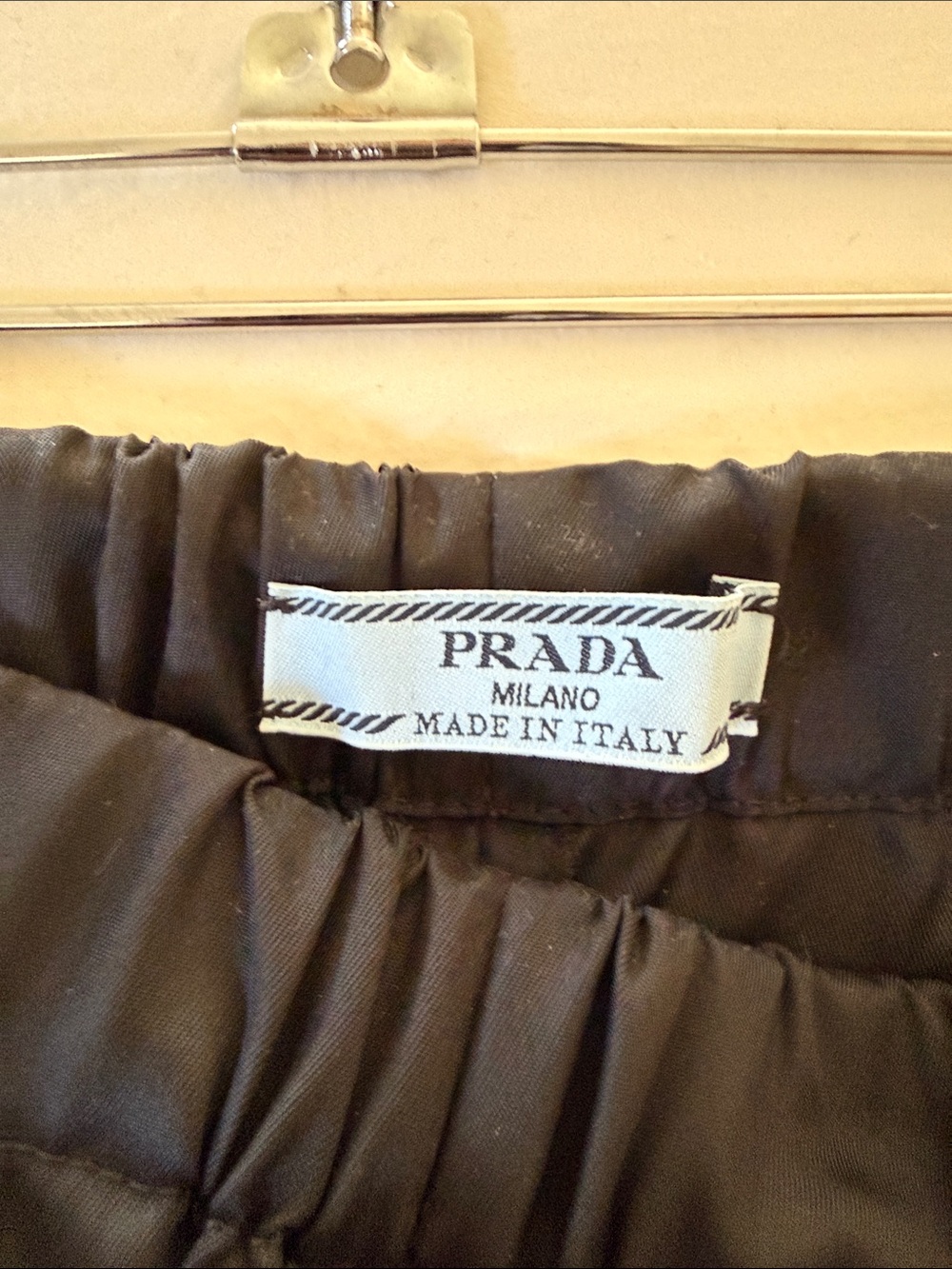 Authentic black Prada  Re/Nylon Track Pants - Picture 2 of 9